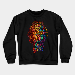 Bill Murray Stained Glass Mosaic Sharpie Marker Art Redbubble Crewneck Sweatshirt